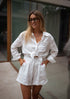 White Arkie Linen Shirt